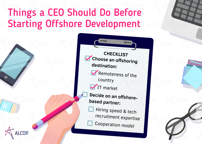 Things a CEO Should Do Before Starting Offshore Development - Alcor BPO