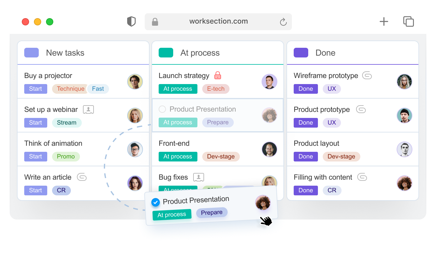 worksection management tool